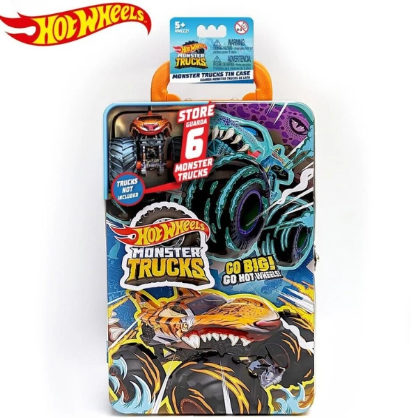 Hot wheels контейнер для хранения 6 машинок серии monster trucks 3