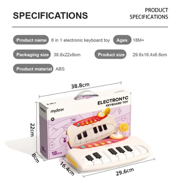 Pian electronic 6 în 1 4