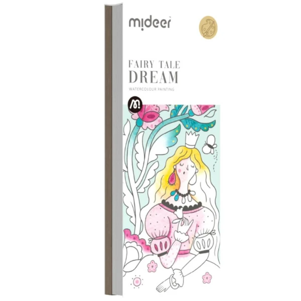 Книжка-раскраска с акварелью в комплекте “сказочная мечта” 3