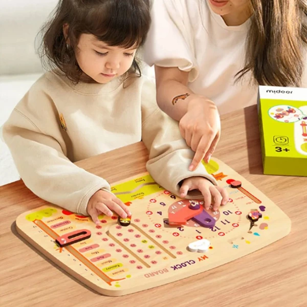 Busyboard  8 în 1 „calendar cu ceas” 11
