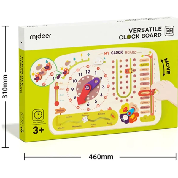Busyboard  8 în 1 „calendar cu ceas” 10