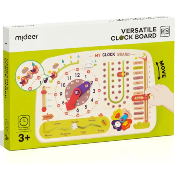 Busyboard  8 în 1 „calendar cu ceas” 3