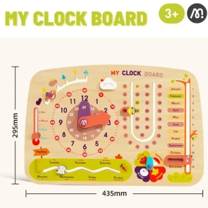 Busyboard  8 în 1 „calendar cu ceas” Thumbnail 8