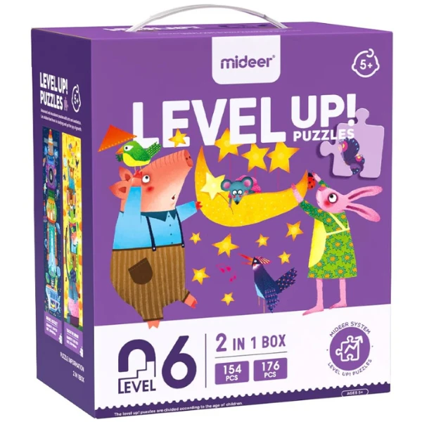 Seria de puzzle-uri „lumea imaginaţiei”, 2 în 1, nivelul 6 3