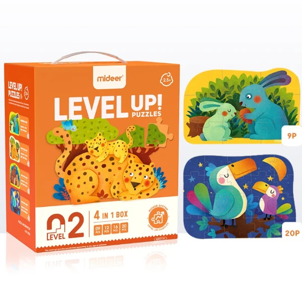 Seria de puzzle-uri „mama și copilul”, 4 în 1, nivelul 2 5