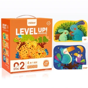 Seria de puzzle-uri „mama și copilul”, 4 în 1, nivelul 2 Thumbnail 5