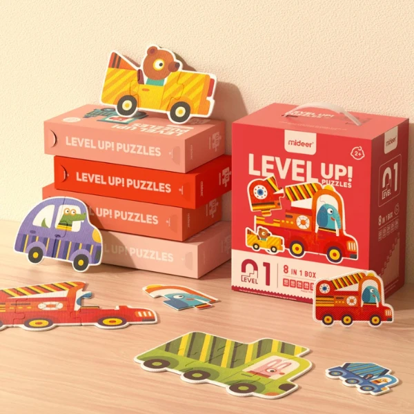 Seria de puzzle-uri „transport”, 8 în 1, nivelul 1 5