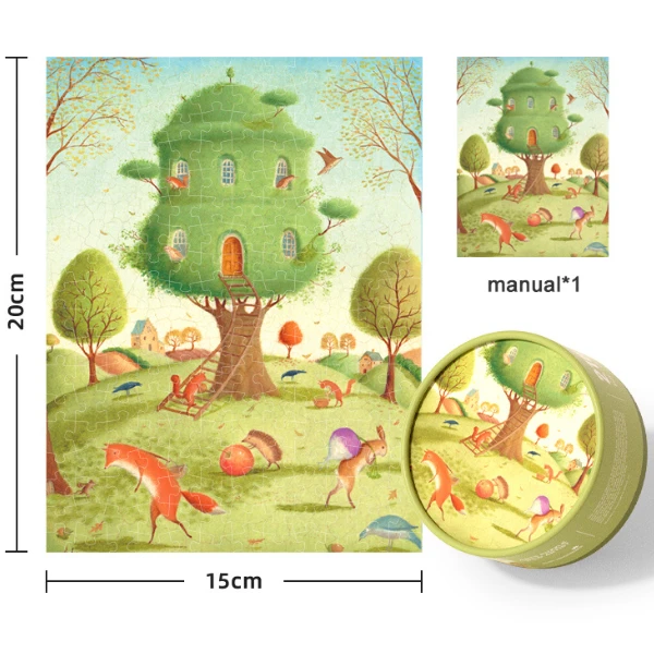 Puzzle „vecini ocupați”, serie de buzunar, 216 elem. 6