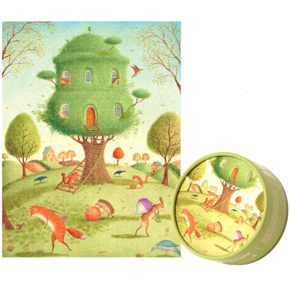 Puzzle „vecini ocupați”, serie de buzunar, 216 elem. 5