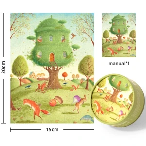 Puzzle „vecini ocupați”, serie de buzunar, 216 elem. Thumbnail 6