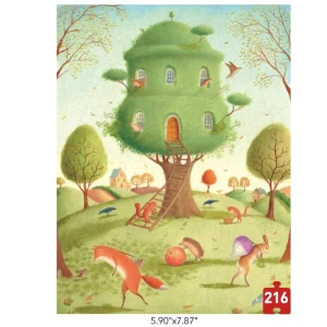Puzzle „vecini ocupați”, serie de buzunar, 216 elem. Thumbnail 2
