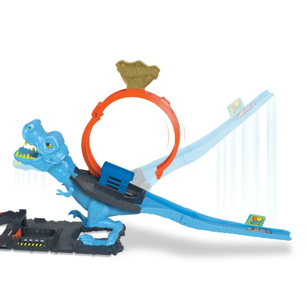Hot wheels игровой набор "т-рекс - разрушитель городов" 6