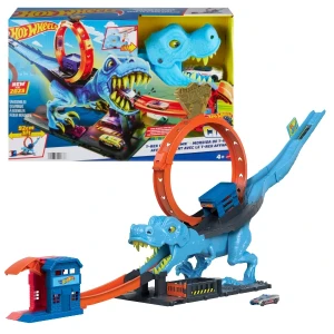 Hot wheels игровой набор "т-рекс - разрушитель городов"