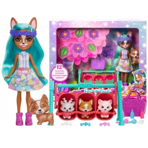 Enchantimals colecția Prietenii bebeluși &quot;Corgi Krizia și Shuo&quot;