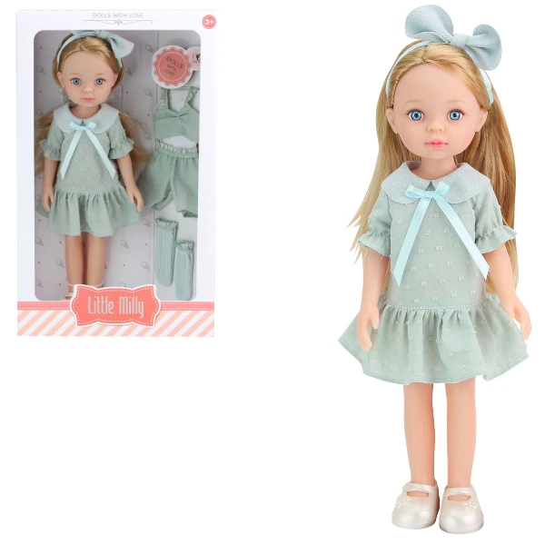Păpușa "mica milly", în rochie azurie, 33 cm 5