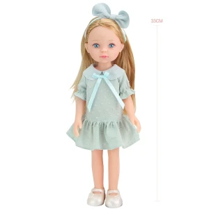 Păpușa "mica milly", în rochie azurie, 33 cm Thumbnail 3