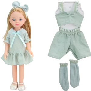 Păpușa "mica milly", în rochie azurie, 33 cm Thumbnail 2