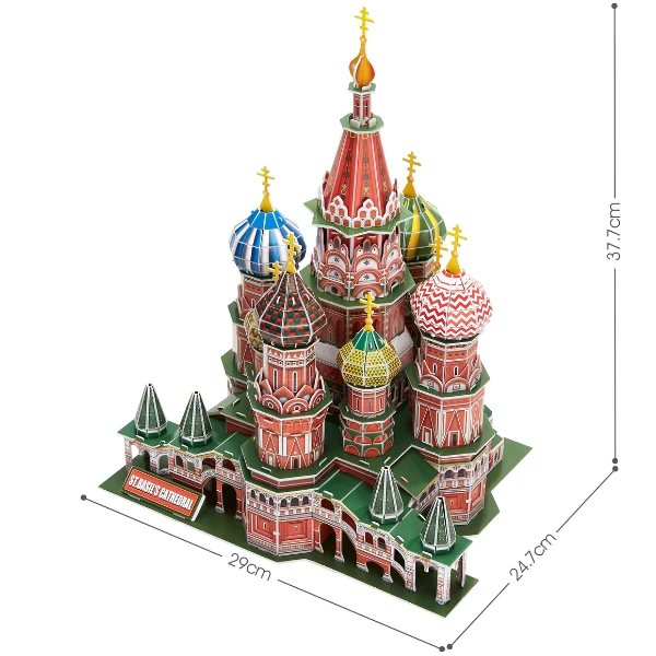 3d puzzle „catedrala sf. vasile”, 224 elemente 12