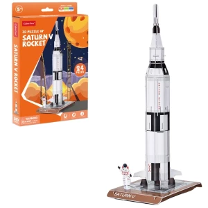 3D puzzle „Racheta Saturn V”, 24 elemente
