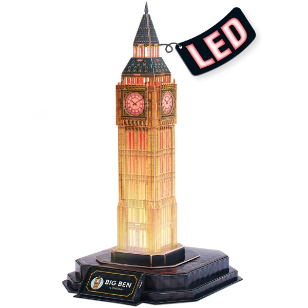 3d puzzle “big ben” cu iluminare led, 32 elemente 2
