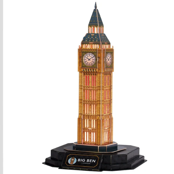 3d puzzle “big ben” cu iluminare led, 32 elemente 4