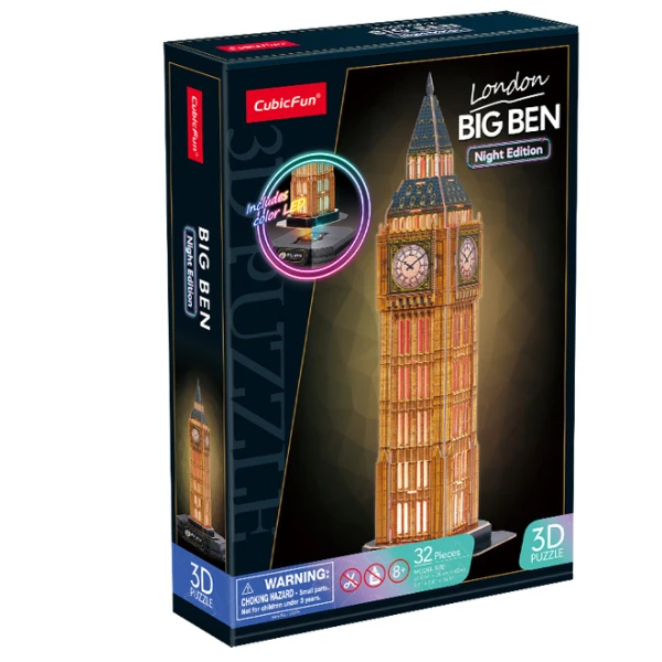3d puzzle “big ben” cu iluminare led, 32 elemente 6