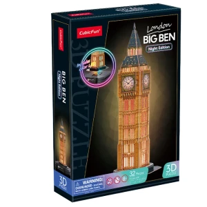 3d puzzle “big ben” cu iluminare led, 32 elemente Thumbnail 6