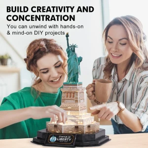 3d пазл “статуя свободы” со светодиодной подсветкой, 79 элем. Thumbnail 11