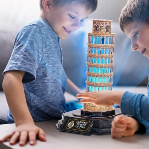 3d пазл “пизанская башня” со светодиодной подсветкой, 42 элем. Thumbnail 14