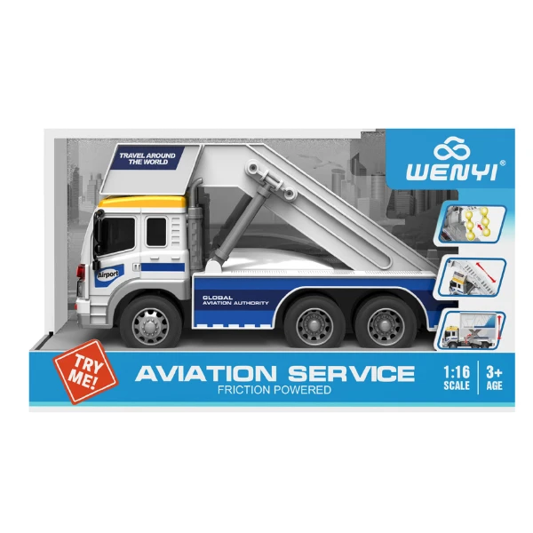 1:16 автомобиль службы аэропорта (свет / звук) 4