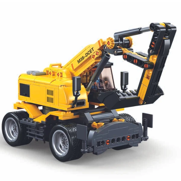 Set de construcție „excavator pe roți e7”, cu telecomandă, 353 elem. 5