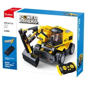 Set de construcție „excavator pe roți e7”, cu telecomandă, 353 elem. Thumbnail 3