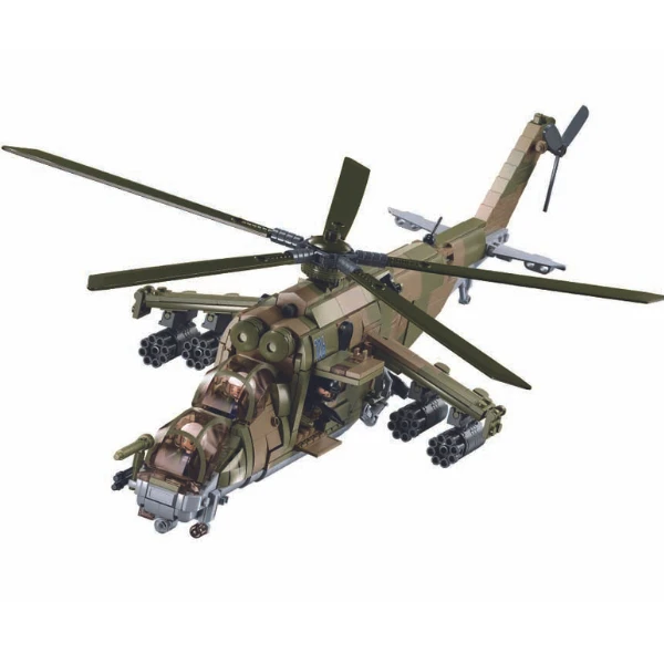Конструктор “боевой самолет mi-24s”, масштаб 1:35, 893 элем. 2