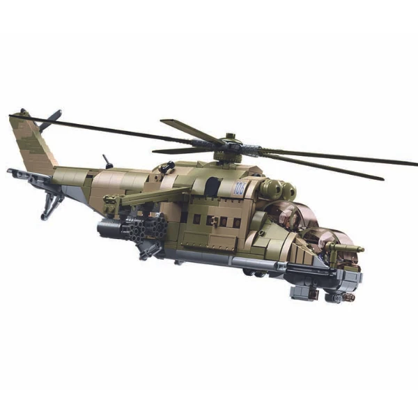 Конструктор “боевой самолет mi-24s”, масштаб 1:35, 893 элем. 5
