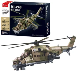 Set de construcție „avion de luptă mi-24s”, scara 1:35, 893 elem.
