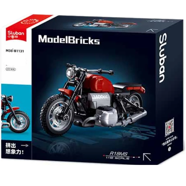 Set de construcție „motocicleta r18ms”, scara 1:12, 222 elem. 7