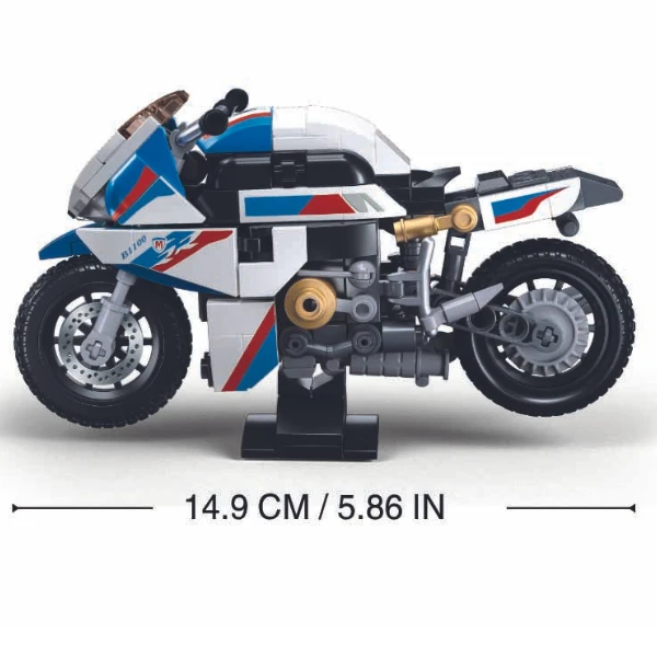 Конструктор “мотоцикл s1000ms”, масштаб 1:12, 242 элем. 3