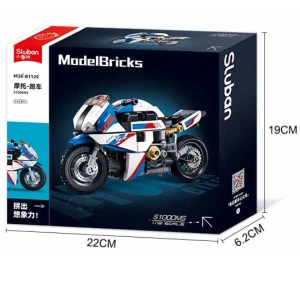 Конструктор “мотоцикл s1000ms”, масштаб 1:12, 242 элем. Thumbnail 6