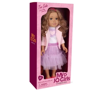 Păpușa în rochie violetă, 45 cm Thumbnail 4