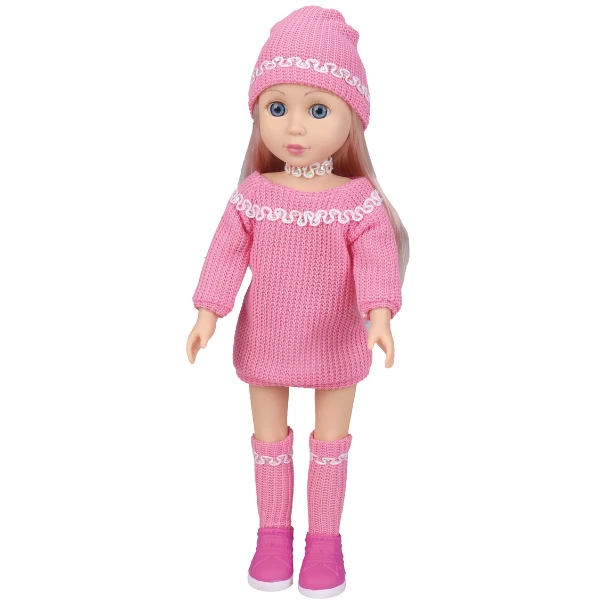 Păpușa în costum roz, 36 cm 2