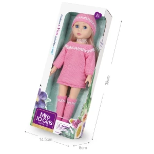 Păpușa în costum roz, 36 cm Thumbnail 3