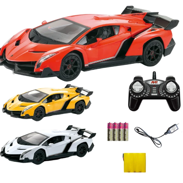 Lamborghini 1:18 cu telecomandă și baterie de 4.8v, 3 culori 3