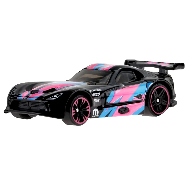 Hot wheels mașini neon de curse, în asortiment 6