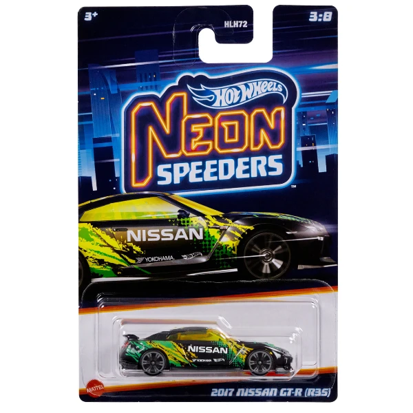 Hot wheels mașini neon de curse, în asortiment 9