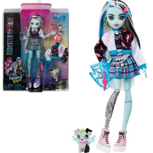 Игровой набор monster high "фрэнки штейн и уотзи", с аксессуарами