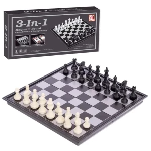 Настольная, походная игра 3в1 "Шахматы, шашки, нарды"