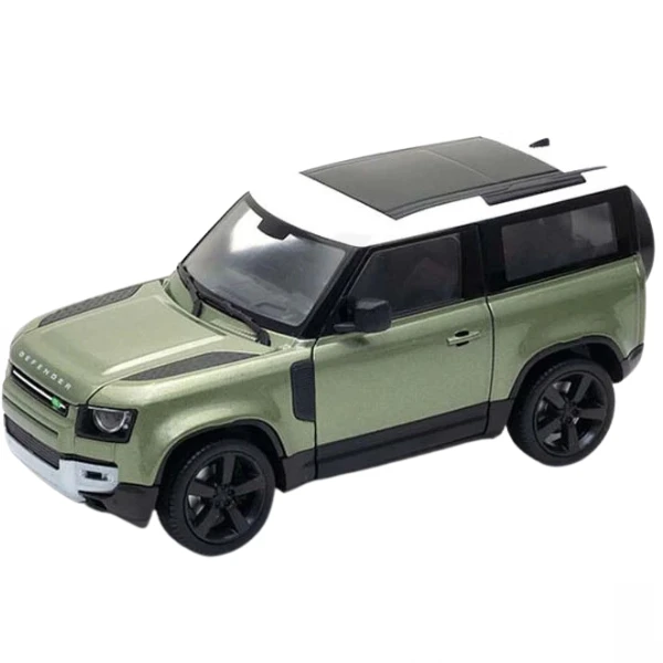 Коллекционный автомобиль 2020 land rover defender welly 1:24, 2 цвета 4