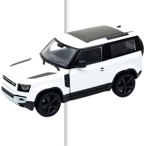 Коллекционный автомобиль 2020 land rover defender welly 1:24, 2 цвета 3