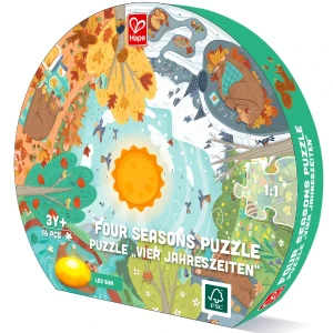 Puzzle rotund „patru anotimpuri”, 16 elem. Thumbnail 7