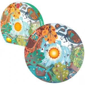 Puzzle rotund „patru anotimpuri”, 16 elem.